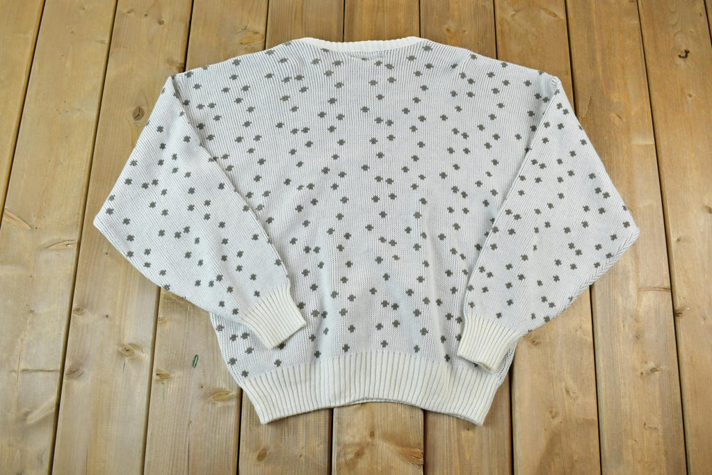 Vintage 1990s Sears The Mens Store Knit Crewneck Sweater