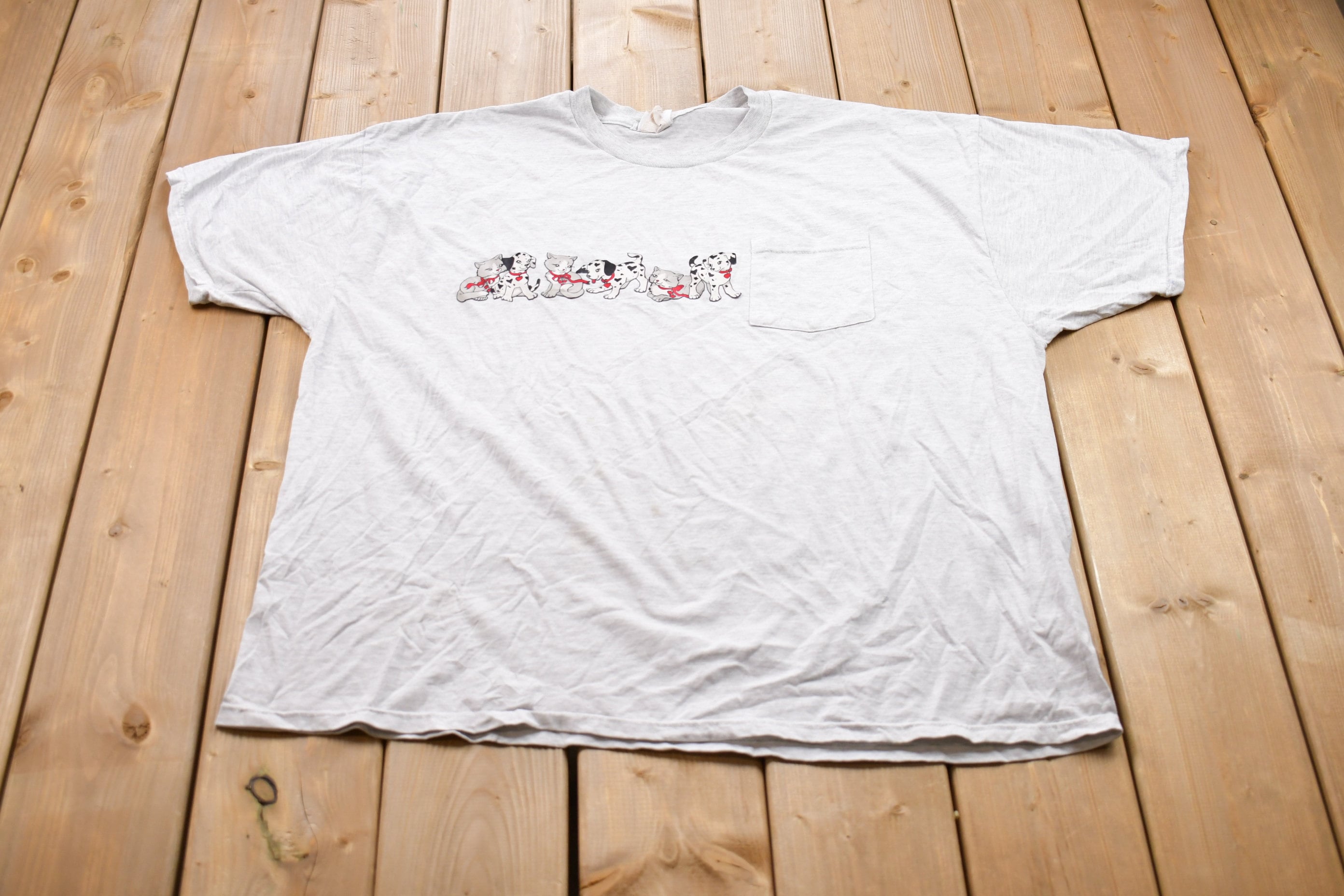 Vintage 1990s Cute Dalmatian Graphic T-Shirt