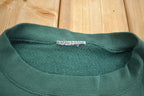 Vintage 1990s Blank Green Crewneck Sweatshirt