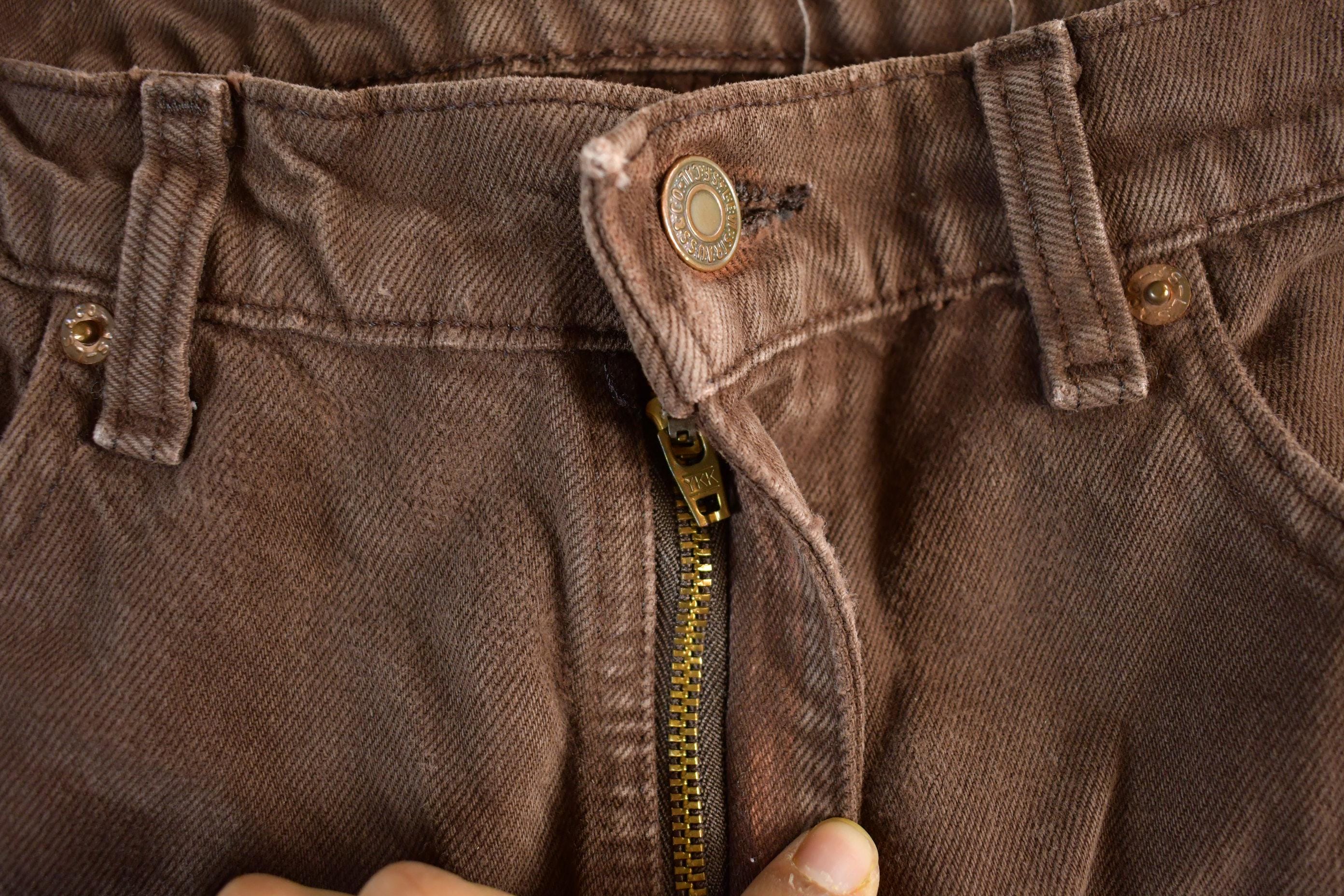 Vintage 1970s Levi's Bell Bottom Corduroy Flare Pants Size 30 x 31