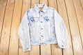 Vintage 1970s Levi's Jean Jacket  Vintage Distressed Denim  Streetwear  Made In USA  Light Wash