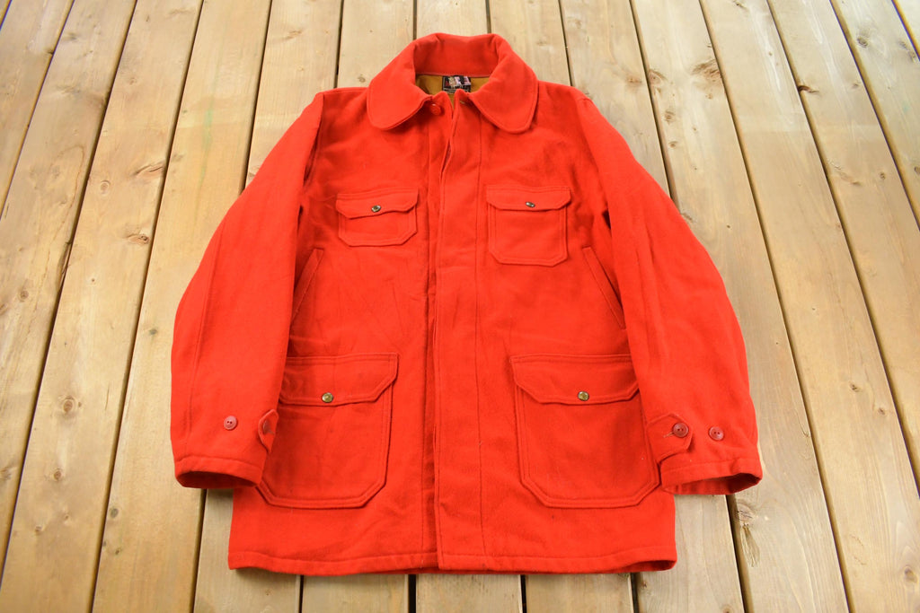 Vintage 1950s Woolrich Wool Hunting Jacket Men's Large