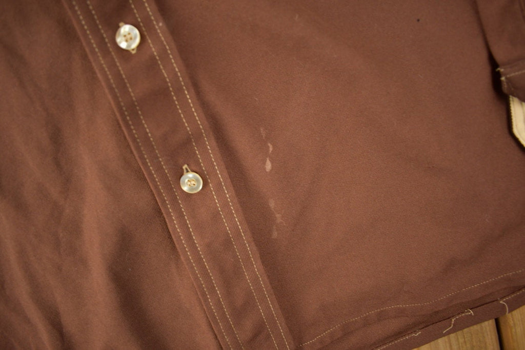 Vintage 1960s Arrow Doubler Doubler Button Up Shirt /