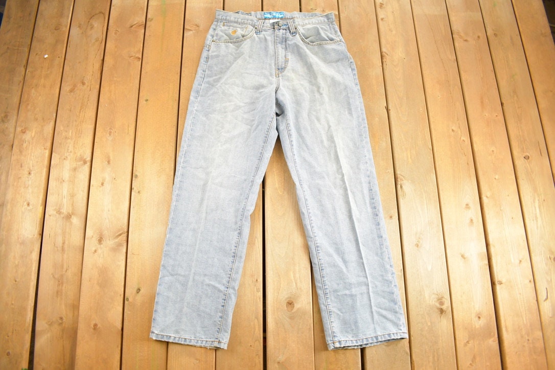 Vintage 1990s Roca Wear Denim CO Jeans Embroidered Jeans 34 x 32