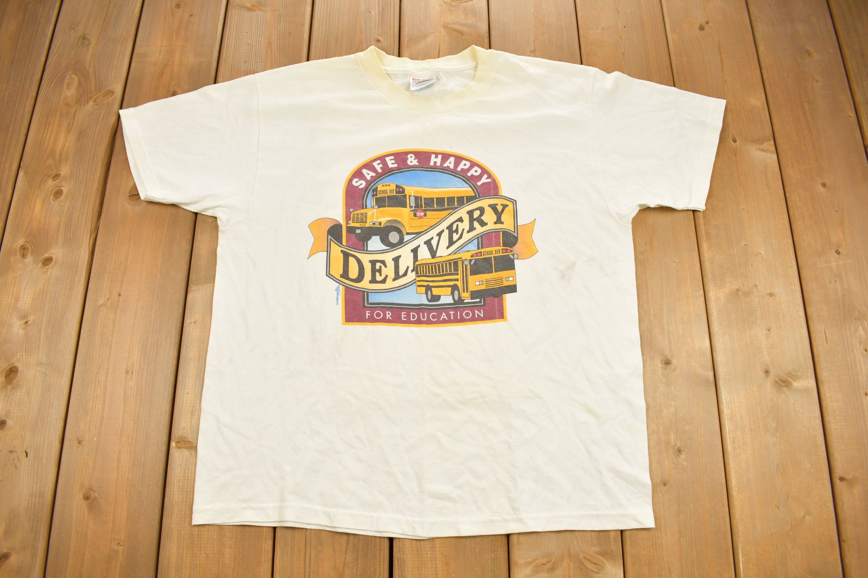 Vintage 1998 Schoolbus Graphic T Shirt