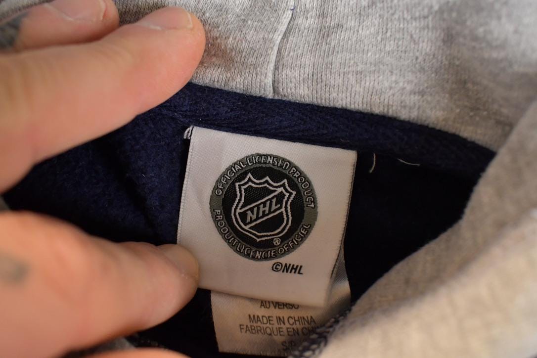 Vintage 1990s Toronto Maple Leafs NHL Hockey Hoodie Sweatshirt Mens S