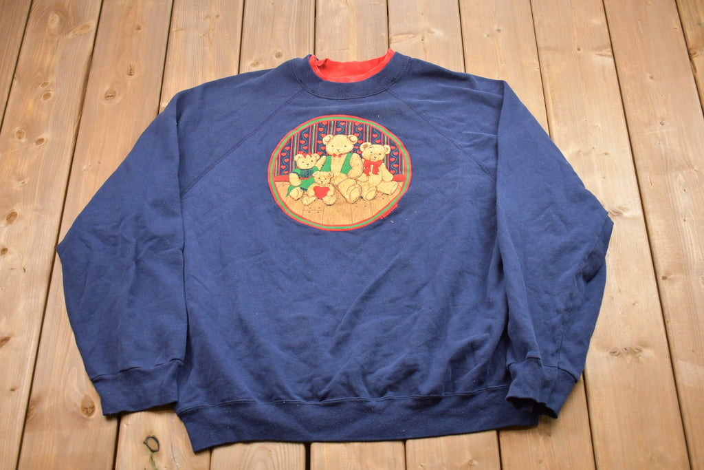 Vintage 1990s Cute Teddy Bears Crewneck
