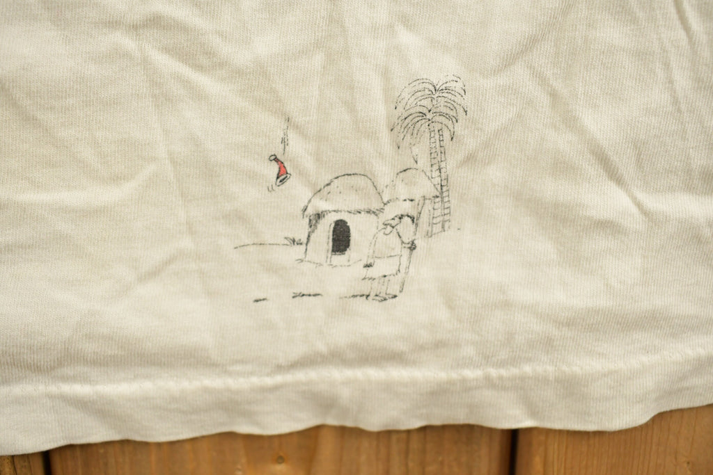 Vintage 1989 The Far Side Christmas Graphic T-Shirt