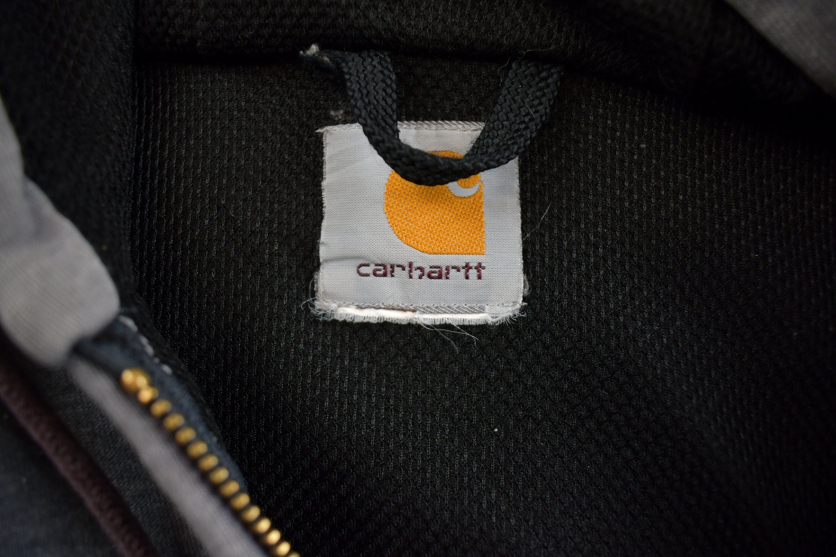 Vintage 1990s Carhartt Zip Up Insulated Hoodie Made In USA