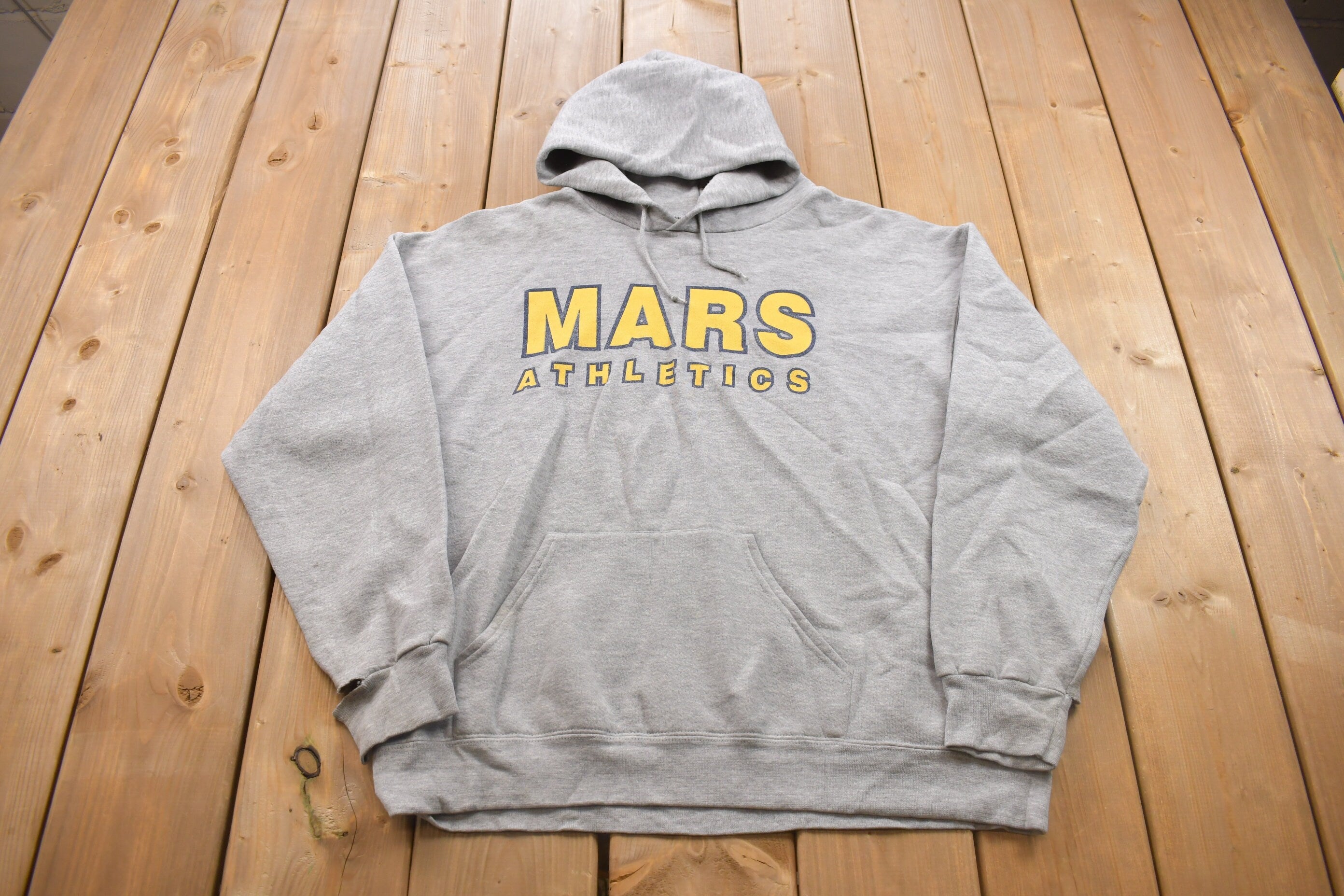 Vintage 1990s Mars Athletics Hooded Sweatshirt