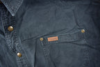 Vintage 1990s Distressed Carhartt Plaid Lined Light Weight Snap Button Jacket Size 2XL