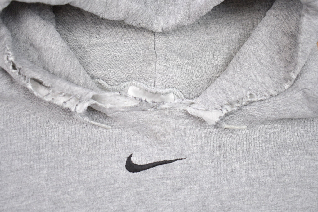 Vintage 1990s Nike White Tag Mid Swoosh Graphic Hoodie