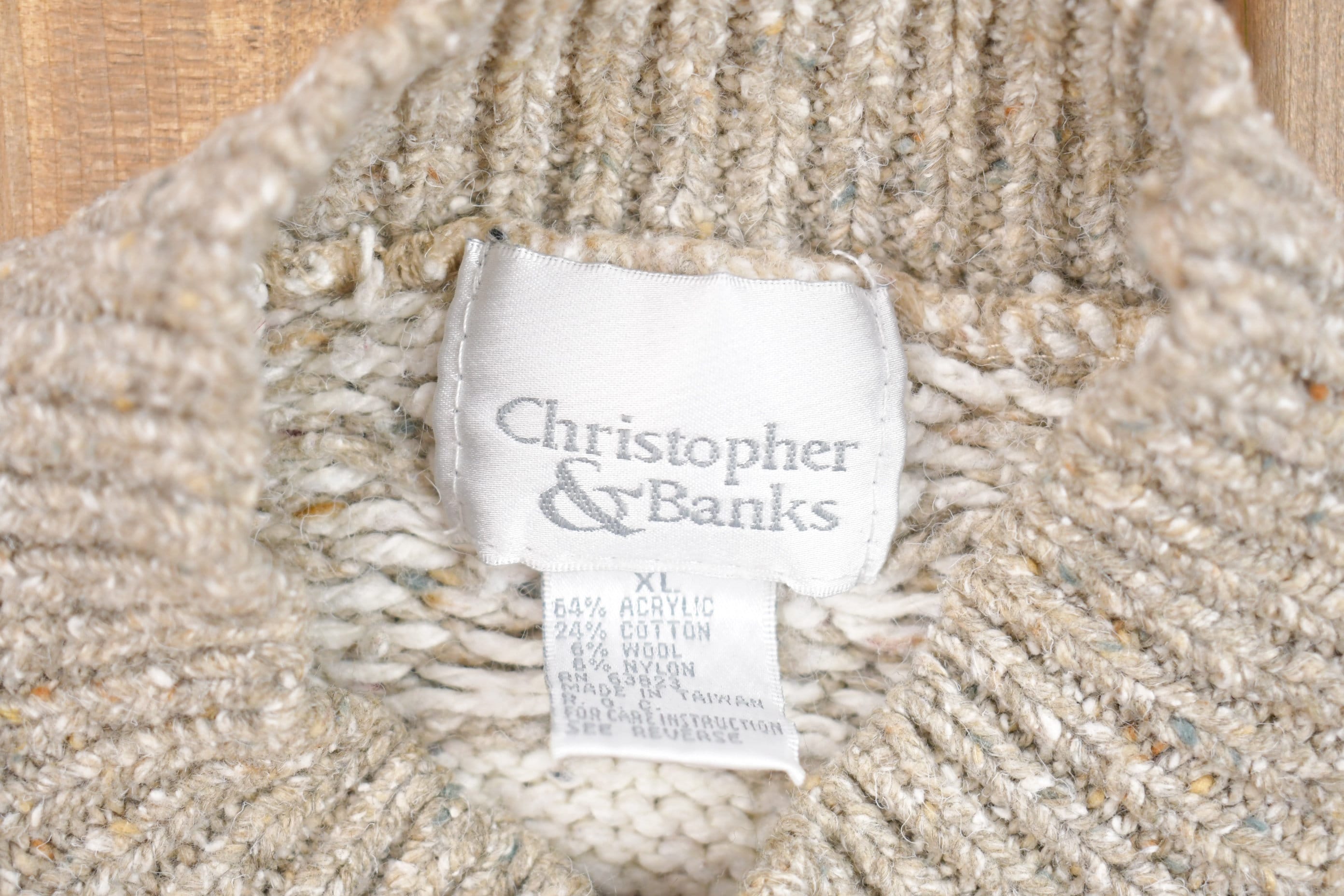 Vintage 1990s Christopher And Banks Knitted Sweater