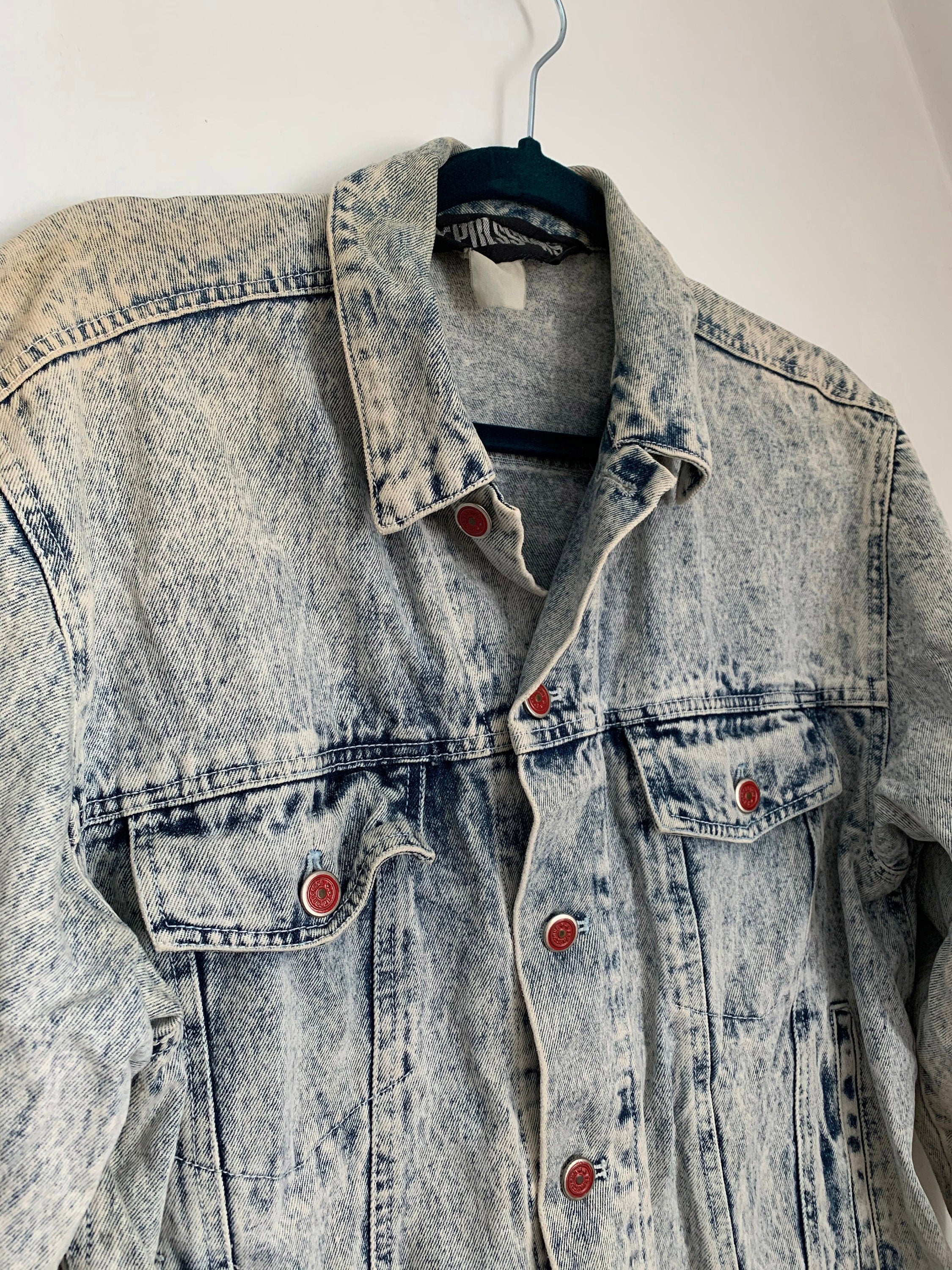 Acid Wash Denim Jacket