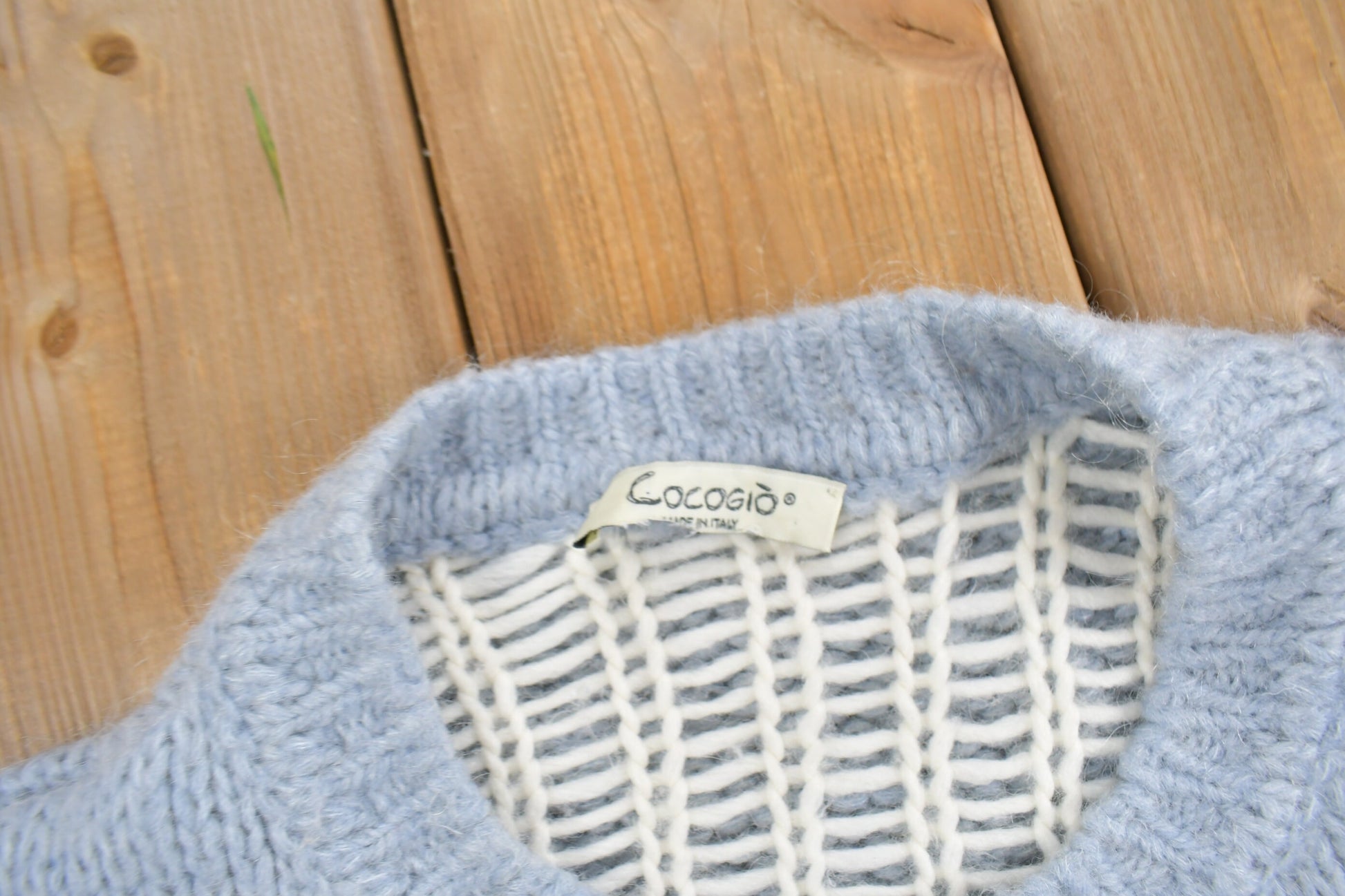 Vintage 1990s Cocogio Knit Crewneck Sweater