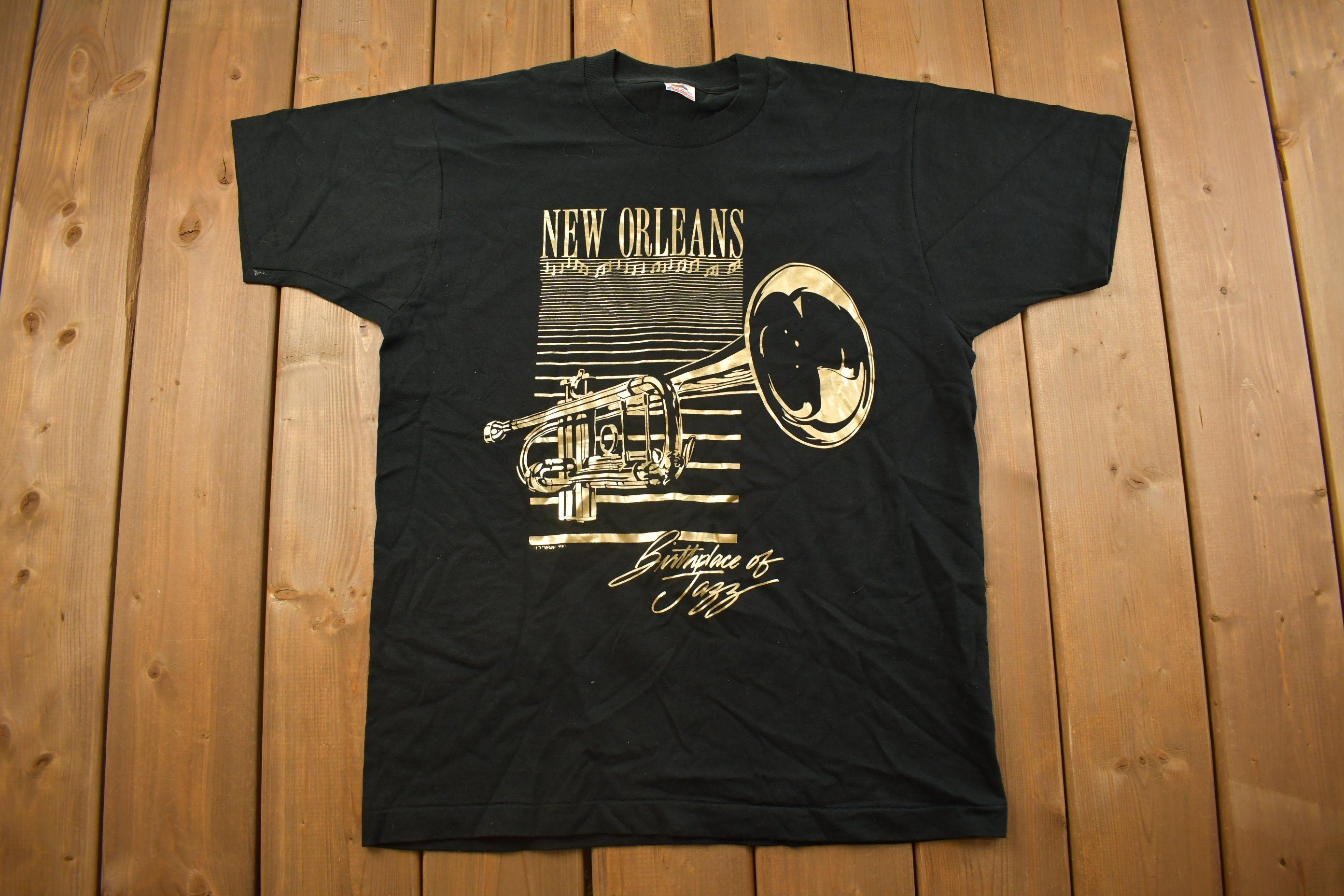 Vintage 1990s New Orleans "Birthplace Of Jazz" T-Shirt