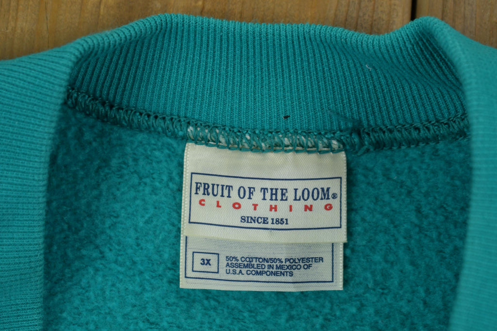 Vintage 1990s Fruit Of The Loom Crewneck Sweatshirt