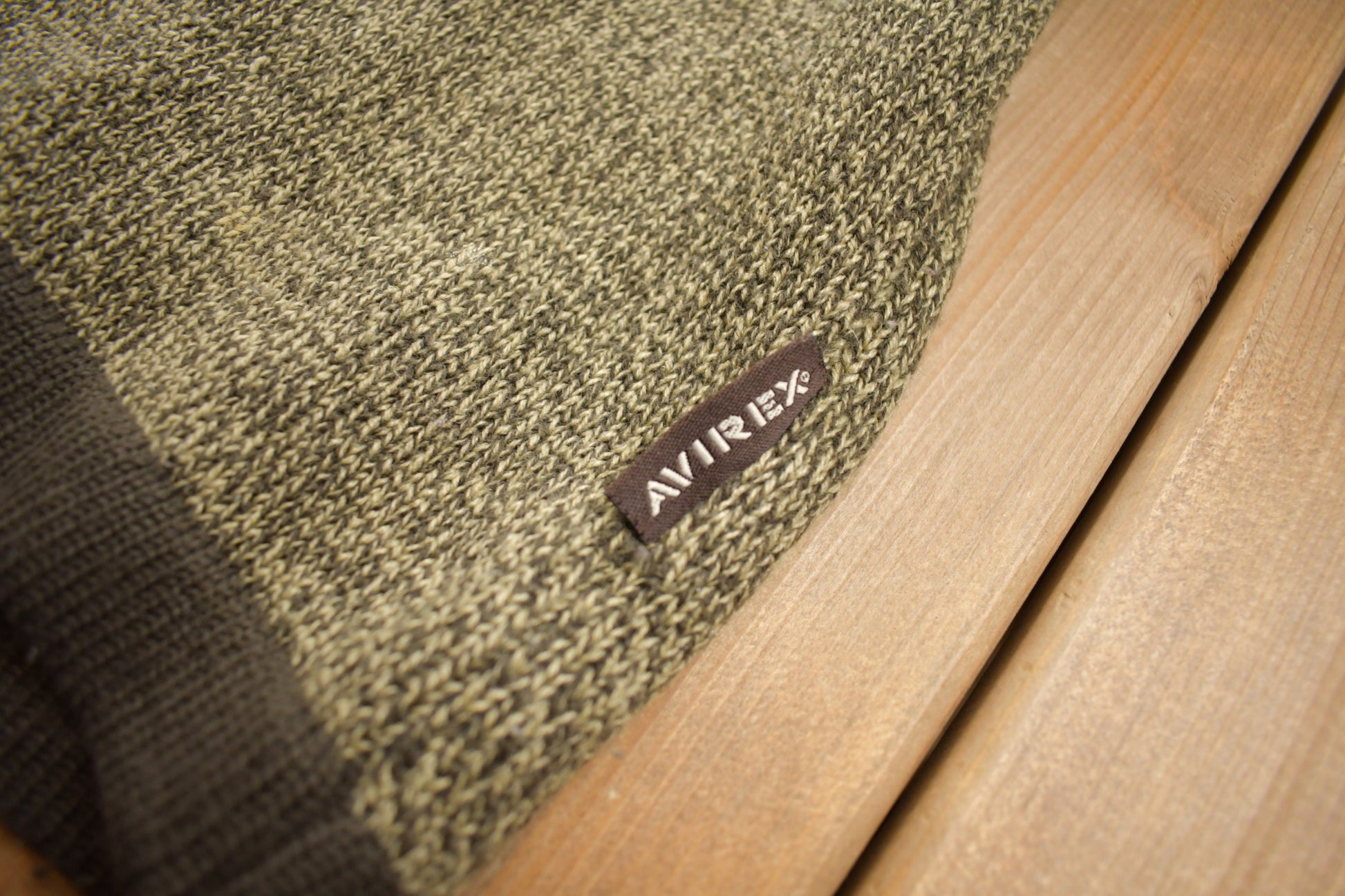 Vintage 1990s Avirex Logo Knit Sweater /