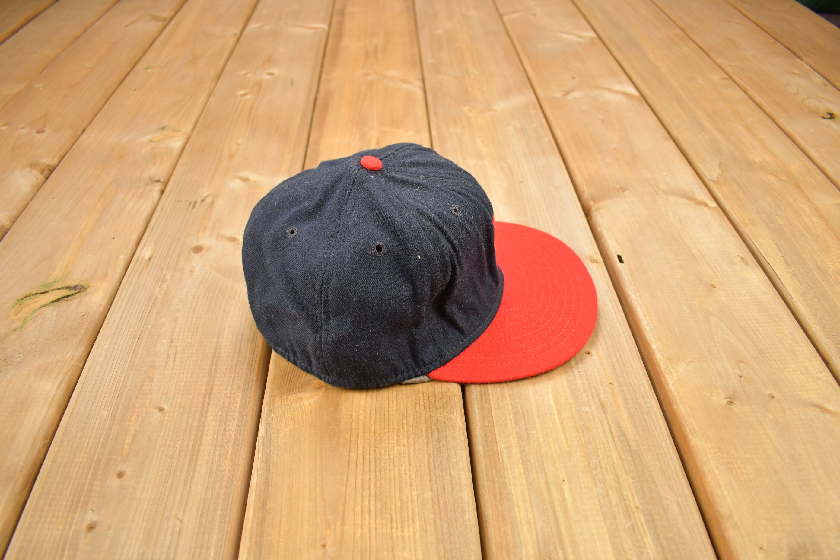 Vintage 1980s St Louis Cardinals MLB New Era Wool Fitted Hat Size 7 3