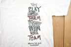 Vintage 1990s Reebok Above The Rim Basketball Graphic T-Shirt