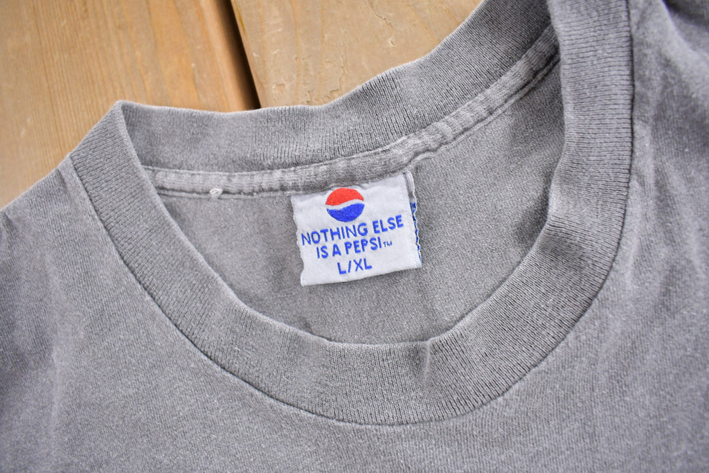 Vintage 1990s Pepsi Soda Promo Graphic T Shirt