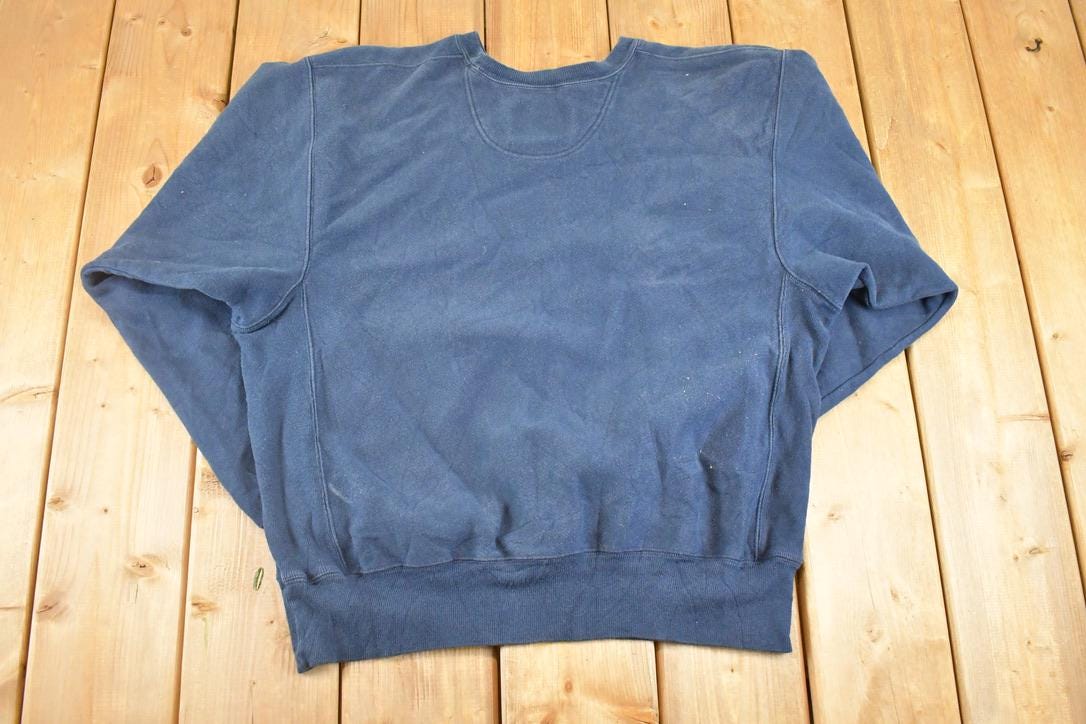 Vintage Y2K Northern Business Products Champion Reverse Weave Crewneck Sweatshirt Men's L / 2000s Heavyweight Sweater / 2000s Cross Grain