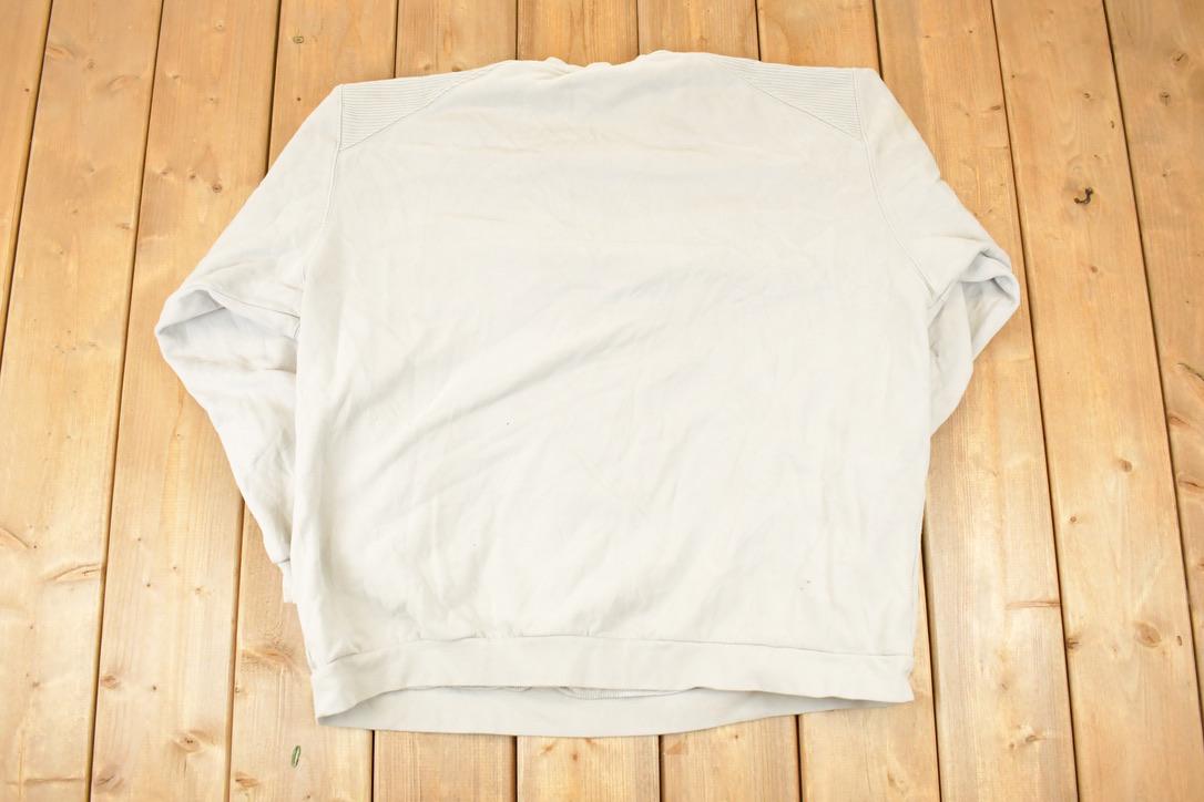 Vintage Y2K Nike Embroidered Mini Swoosh Sweatshirt Men's XL