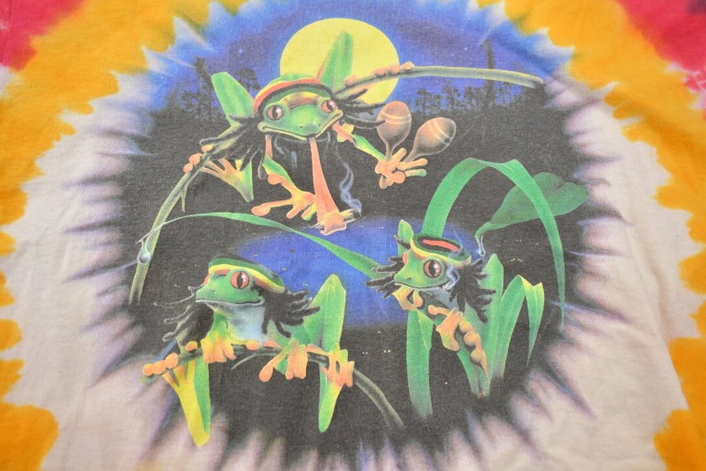 Vintage 1990s Gecko Peace Smoking T-Shirt