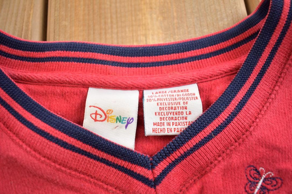 Vintage 1990s Tigger Embroidered Disney V-Neck Sweater