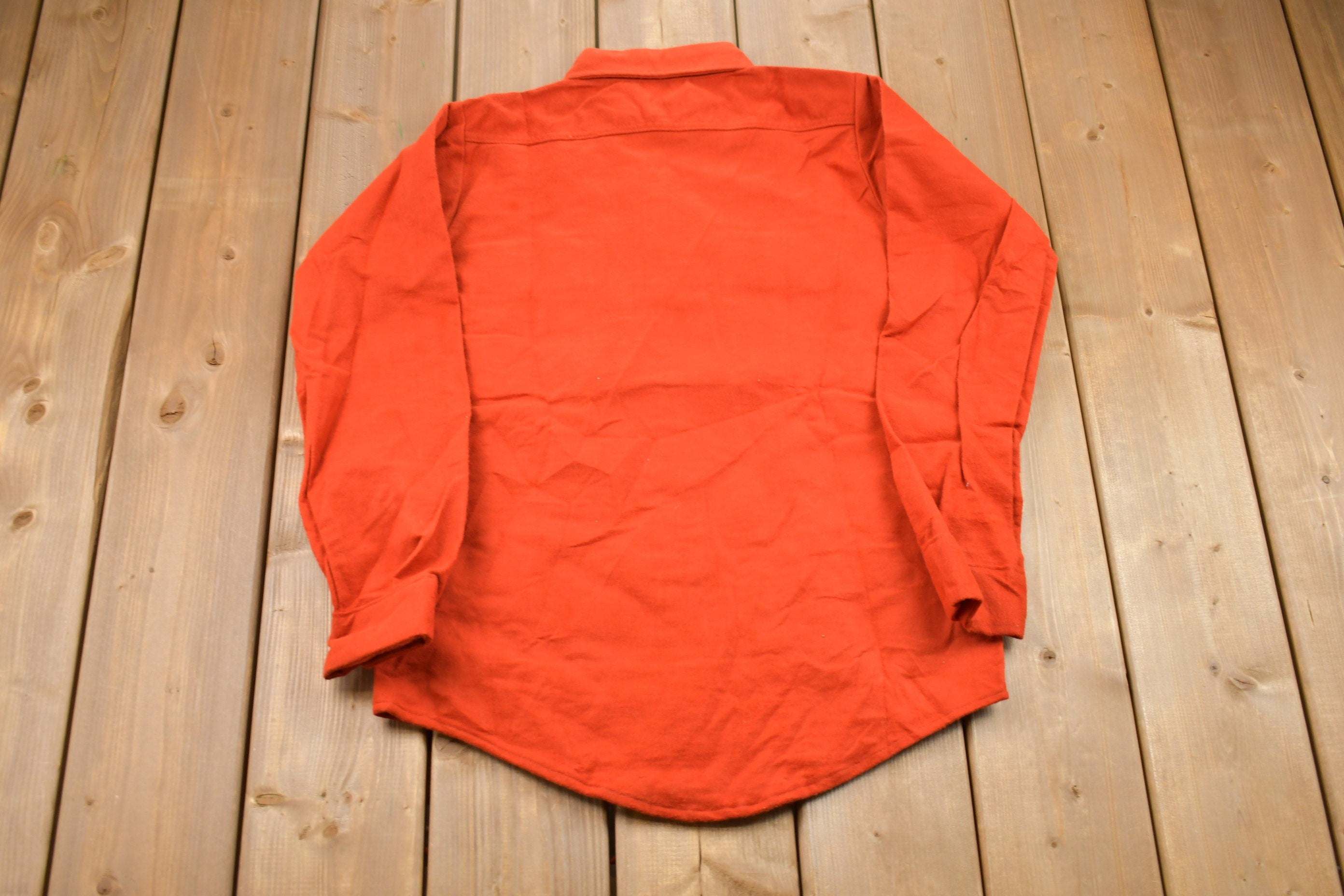 Vintage 1980s Mr. Leggs Wool Button Up Board Shirt