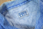 Vintage 1990s Denver Hayes Button Down Jean Jacket Size Large