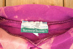 Vintage 1990s Tradewater Traders Collared Tie Dye Sweatshirt Women's Cropped L