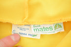 Vintage 1980s Bright Yellow Graphic Hoodie