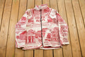 Vintage 1990s Massachusetts Themed Vintage Quilt Jacket