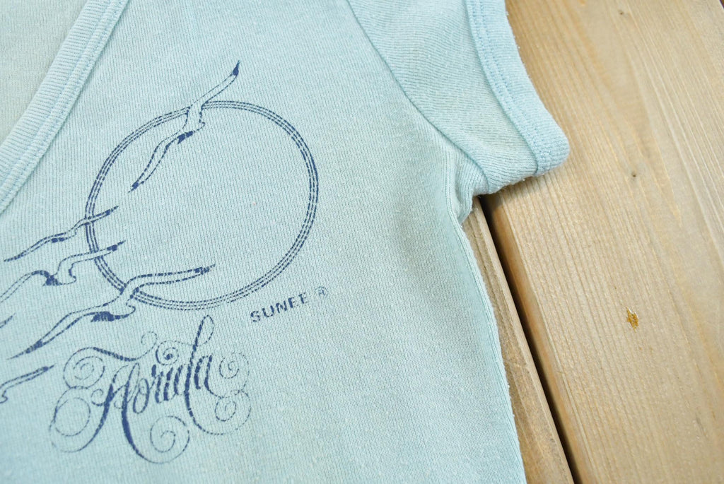 Vintage 1970s Florida Seagulls Souvenir T Shirt Baby Tee Womens S