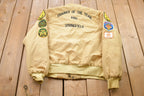Vintage 1986 Trucker Assc. Trainer Of The Year Patchwork Puffer Jacket