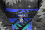 Vintage 1990s Chaps Sport Aop Winter Fleece Outdoorsman Sweater Vest Men's M