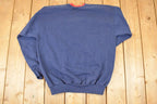Vintage 1990s Winnie The Pooh Embroidered Double Collar Disney Crew Neck Sweater Men's L