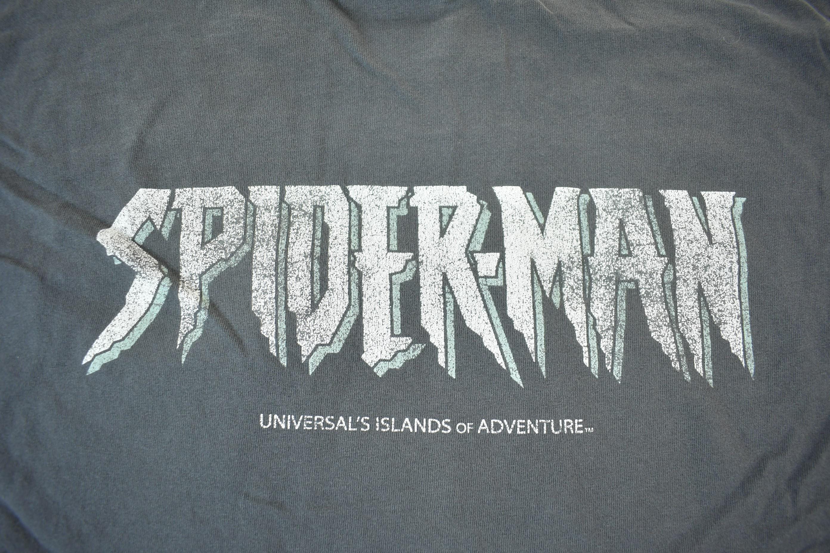 Vintage 2000s Universal Island of Adventure Spider-Man Promo T-Shirt Men's Large
