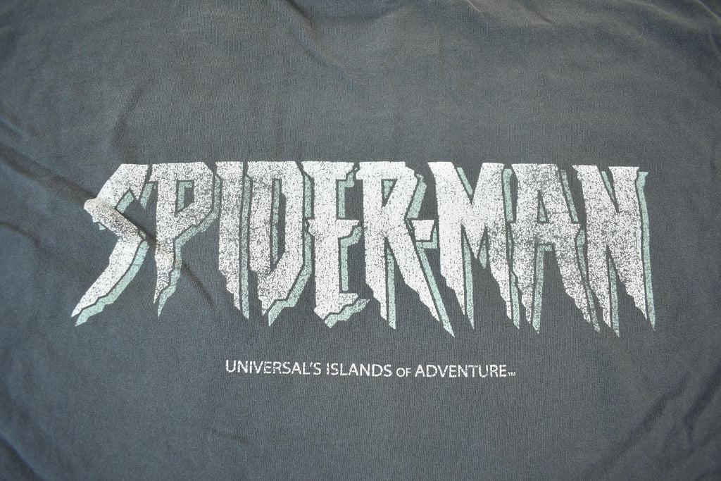 Vintage 2000s Universal Island of Adventure Spider-Man Promo T-Shirt Men's Large