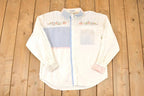 Vintage 1990s Together Embroidered Spring Farm Button Up Shirt Women's L