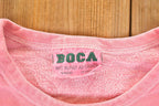 Vintage 1990s Boca Authentic Cropped Crewneck Sweatshirt Women's XL Cropped