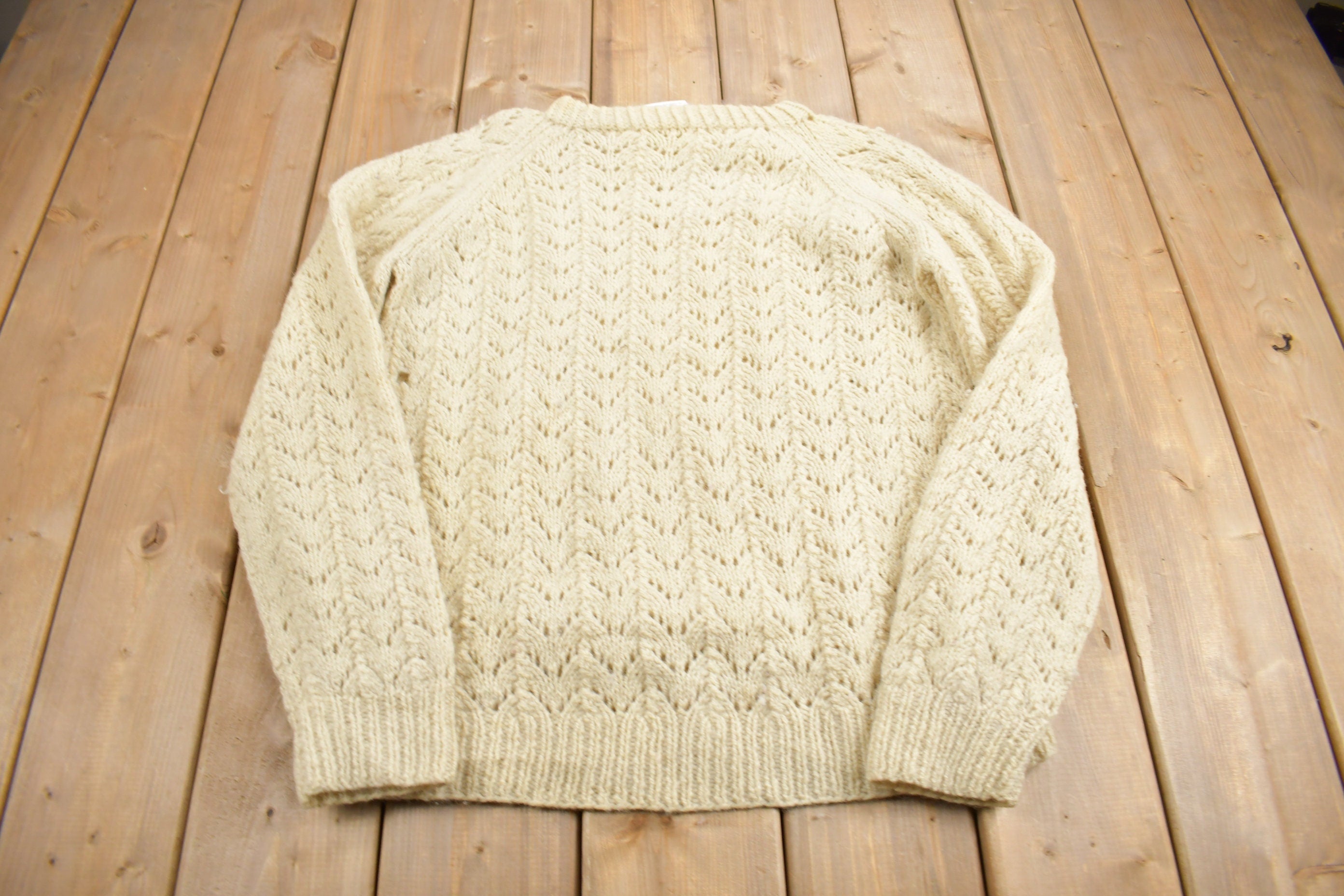 Vintage 1980s Knit Crewneck Sweater