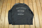 Vintage 2000s Harley Davidson Motorcycles Long Sleeve T-Shirt Men's Large