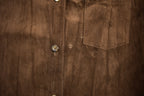 Vintage 1980s Lord and Taylor 100% Leather Button Up Shirt