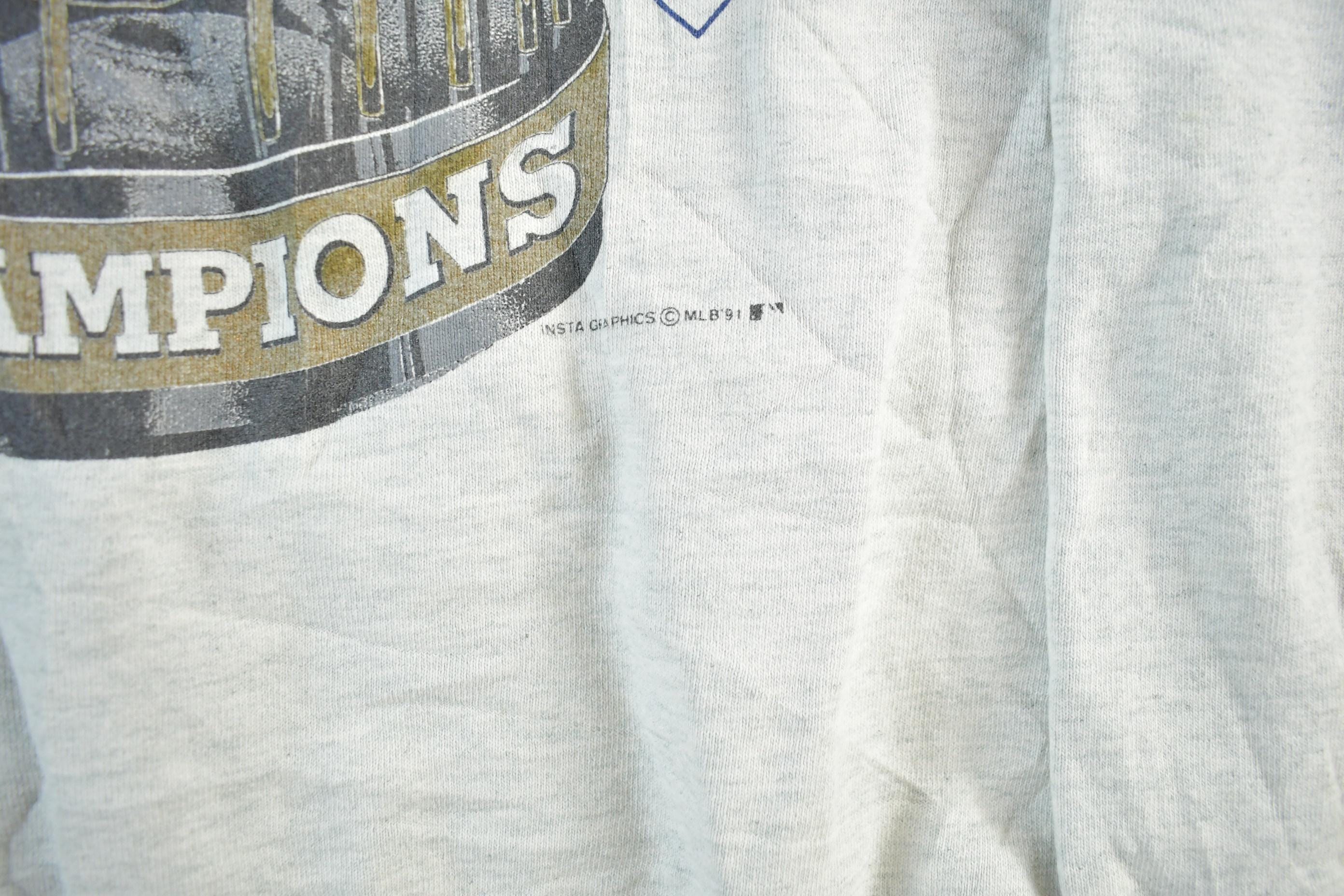 Vintage 1991 Minnesota Twins World Champions MLB Crewneck Sweatshirt Men's XL