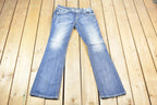 Vintage Y2K Miss Me Bedazzled Low Rise Jeans Size 26x33