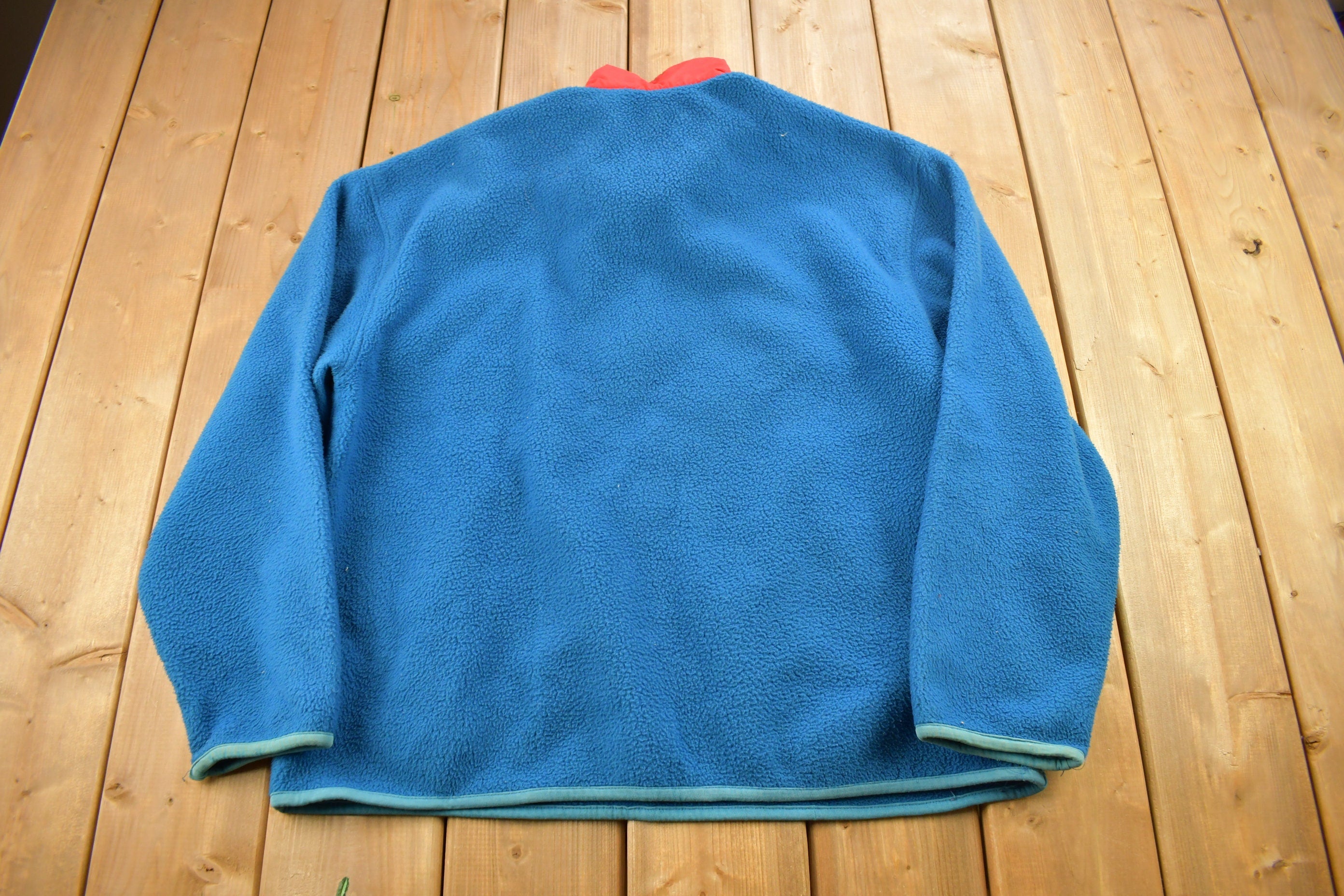 Vintage 1990s Matrix Quarter Zip Fleece Sweater