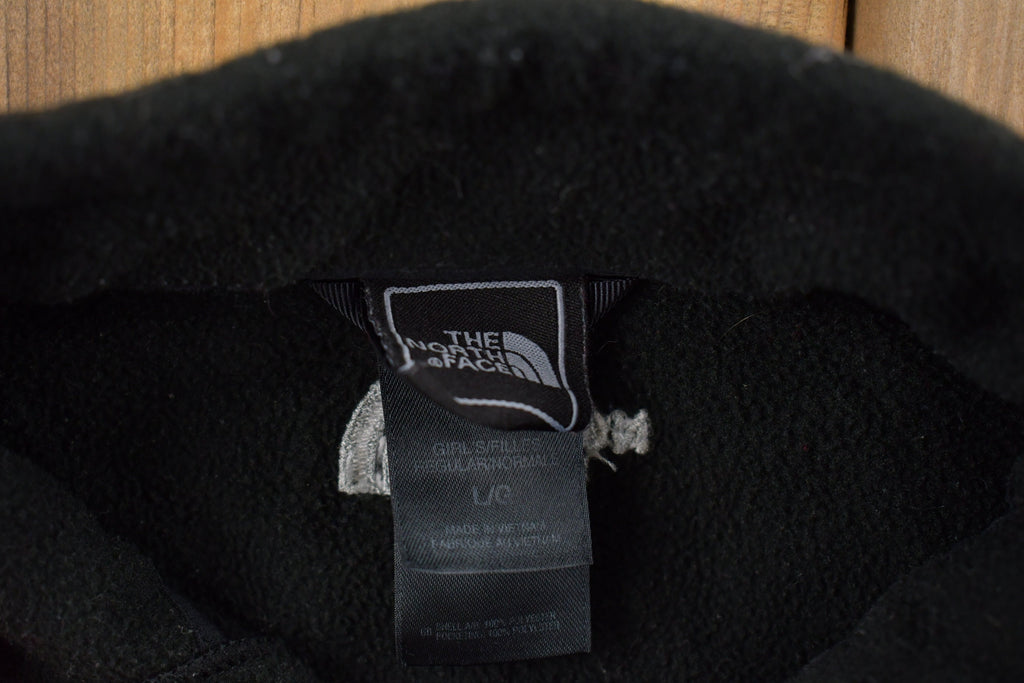 Vintage 1990s Girls The North Face Full Zip Fleece Sweater