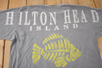 Vintage 1990s Hilton Head Island Souvenir Travel T Shirt
